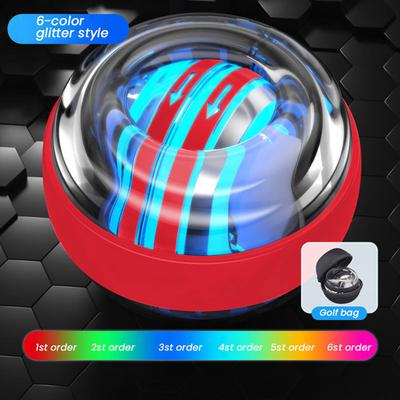 Yousheng Auto-Start Wrist Ball Exerciser Adjustable Resistance Forearm Trainer Strengthener Torque Ball with Light Muscle Joint Exercise Gyro Ball