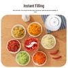 Automatic Garlic Press & Masher: Electric Mince, Paste & Meat Grinder with Chili Pull Feature