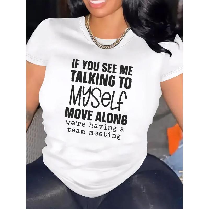 Womens TShirt Comfortable Crew Neck Casual Cotton Blend ShortSleeves Soft Breathable Top Womenswear Tshirt Summer Spring Streetwear Fabric