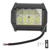 4in 12LED Pod Light 36W Square Flood Work Light 6000K Off Road Light Universal for Cars