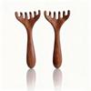 Sandalwood Six-Claw Antler Comb for Meridians and Scalp Acupoint Therapy