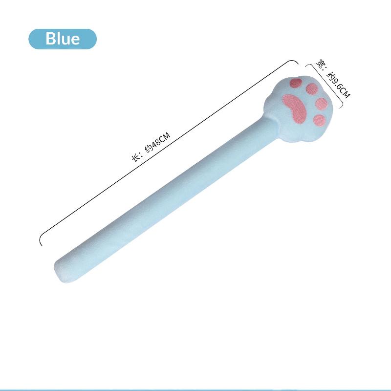 1Pcs Soft Cat Claw Massage Hammer Elastic Long Handle Portable Handheld Massager for Neck Muscle Relaxation Travel Use