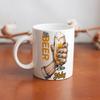 1pc 11oz Ceramic Beer Lover Mug with Double-Sided Print, Coffee or Tea Cup