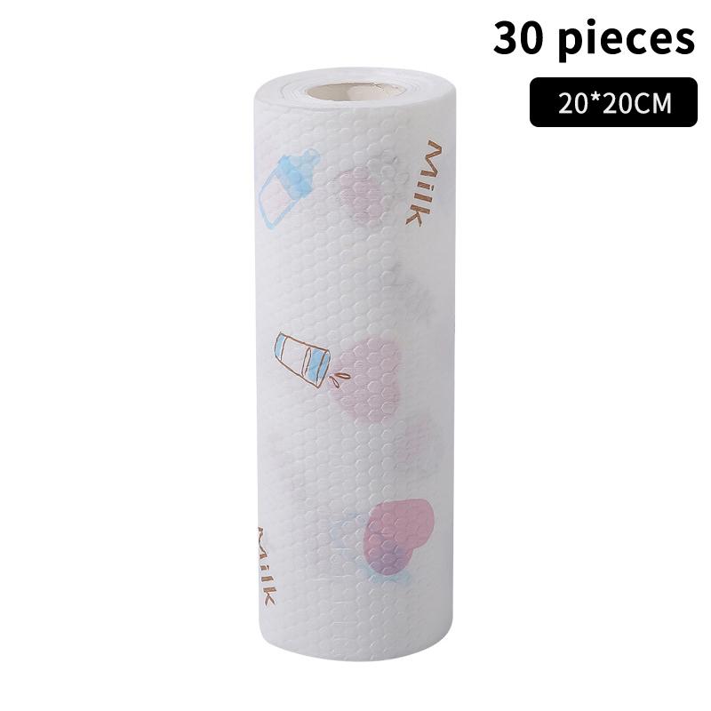 

50Pcs Kitchen Disposable Rags Reusable Non-Woven Cleaning Cloths Washing Dishcloths Rag Cloth Towels Scouring Pads B1