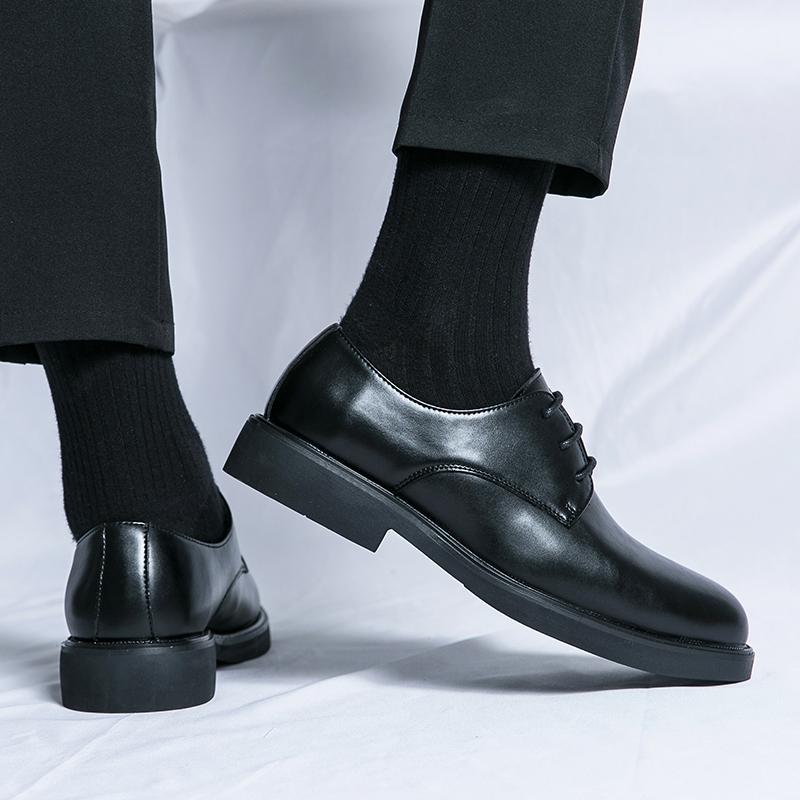 Modetrend Snörskor Bröllopsklänning Skor Fritidspromenad Kontorsballerinaskor Nya Affärsformella Herr Oxford Skor Läder Fritidsskor