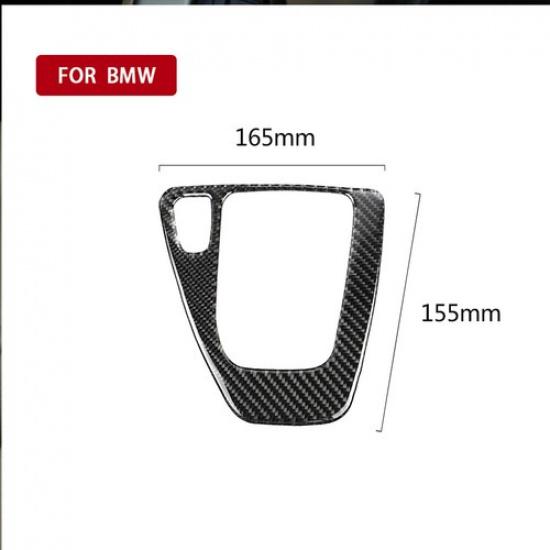 Carbon Fiber Gear Shift Panel Cover Trim For BMW 3 Series E90 E92 2005-2012