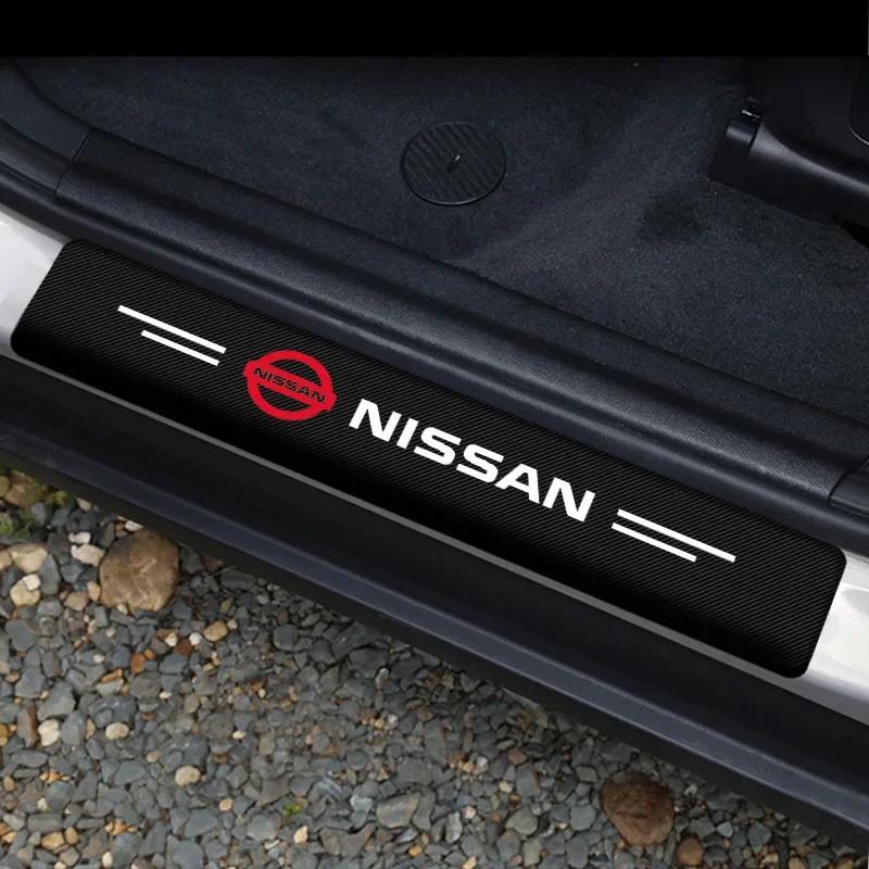 Adesivo Protettore Battitacco in Fibra di Carbonio per Auto per Nissan X Trail T32 Juke Qashqai J11 Almera per Subaru Forester Xv
