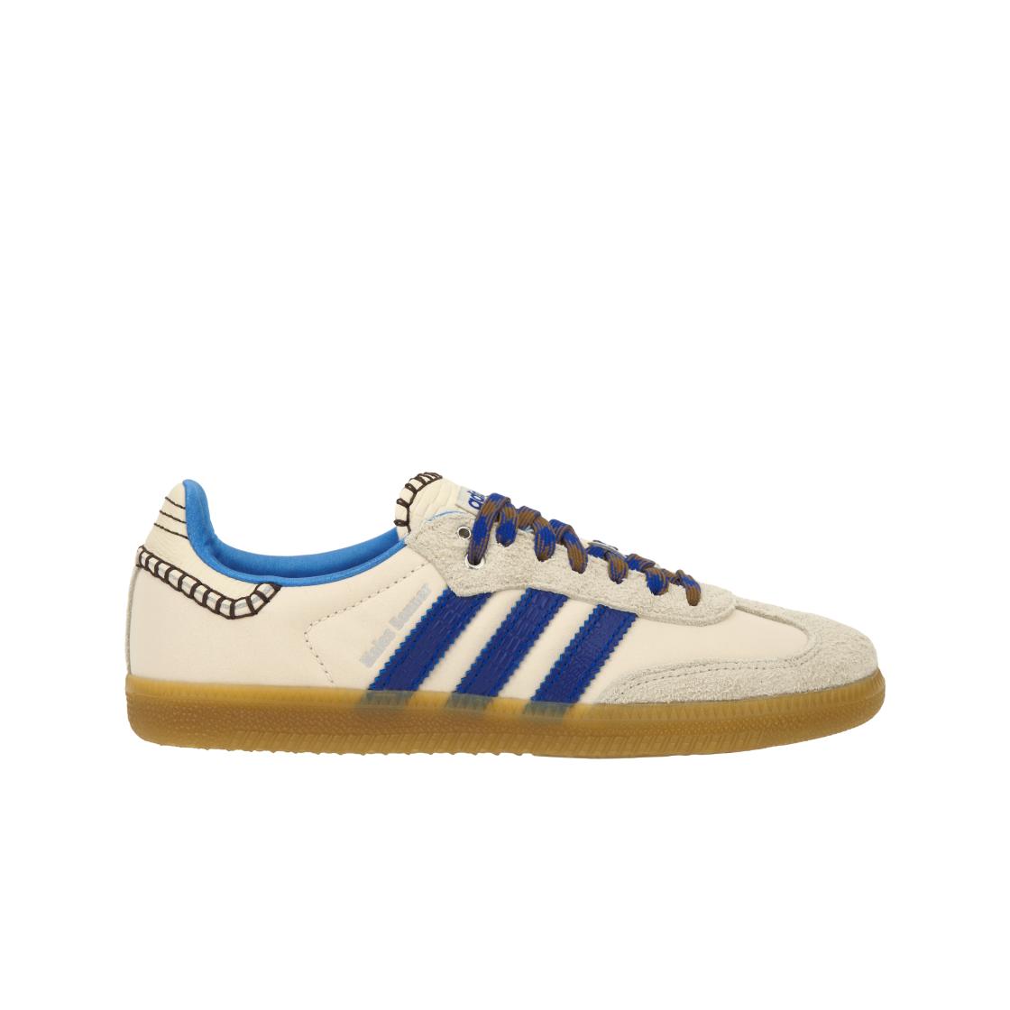 Wales Bonner x adidas Samba Nylon Wonder Clay Royalblau Unisex Sneaker Creme Team-Königsblau Wunder-Weiß IH7756 35⅔