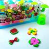 Kawai Schreibwaren Radiergummi Gacha Maschine Spielzeug Cartoon Obstform Grundschule Büro Schulbedarf Kindergeschenk Preise Lieblich
