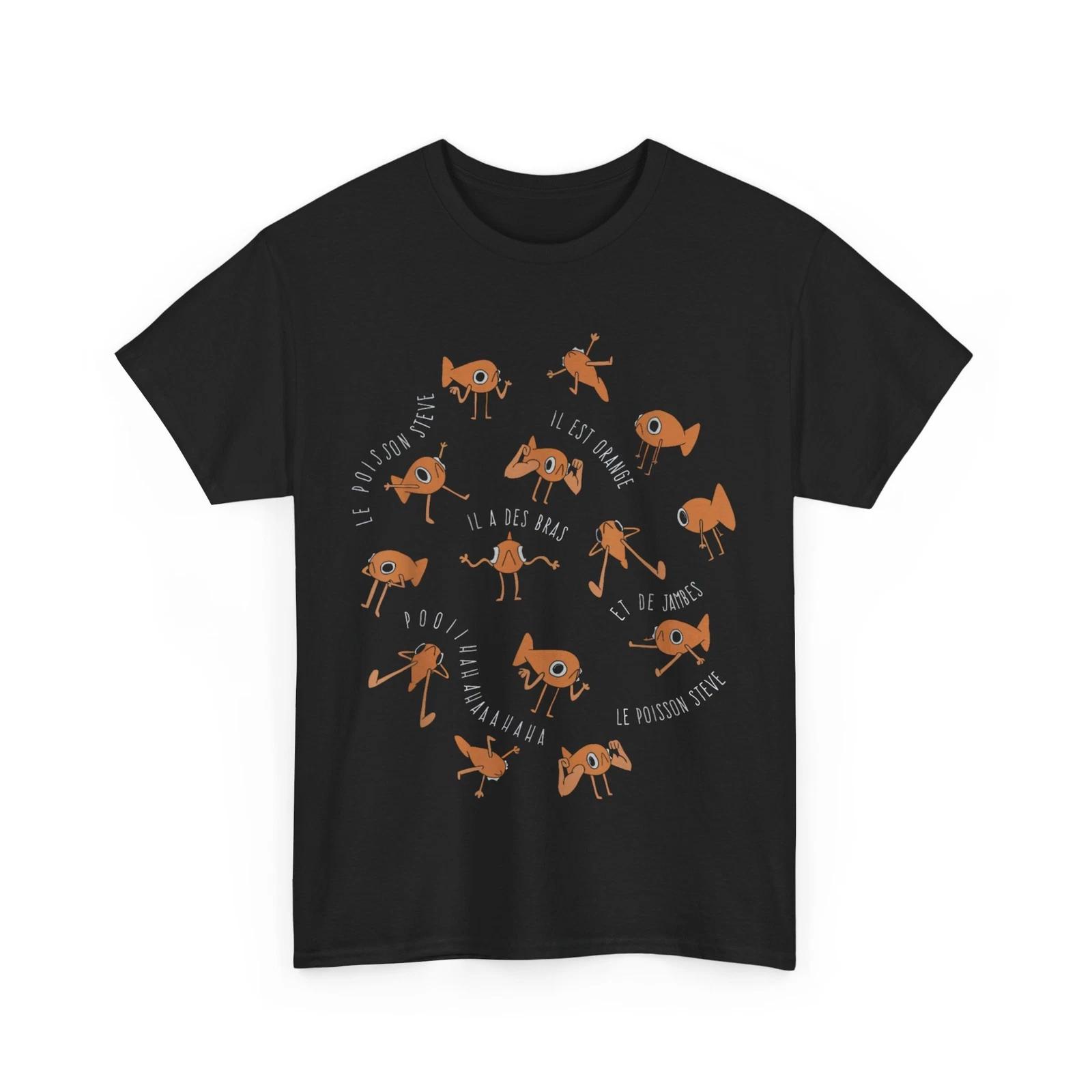 Le Poisson Steve Fish Meme Funny T-shirt M