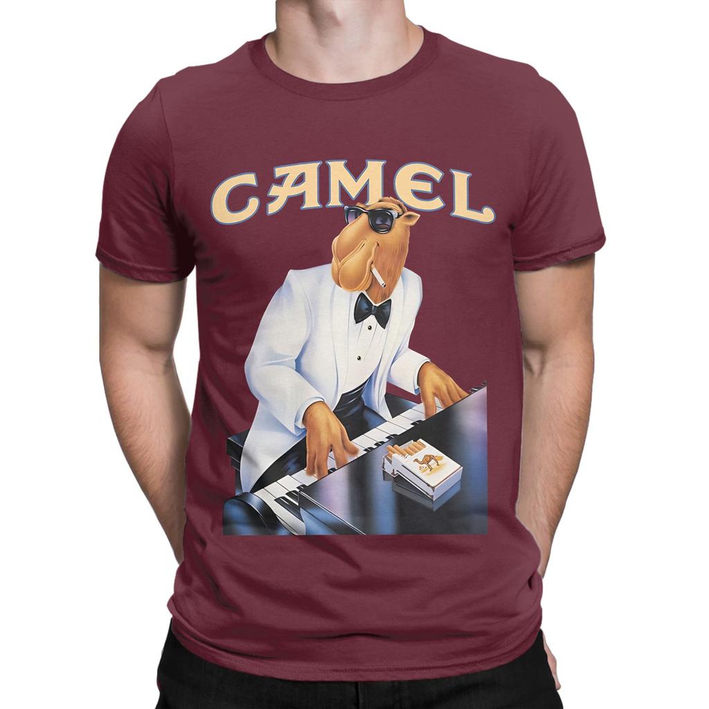 Joe Camel Playing Piano Funny Camel Cigarette Novelty 100 Cotton Tshirt Camel Tees Tops For Unisex