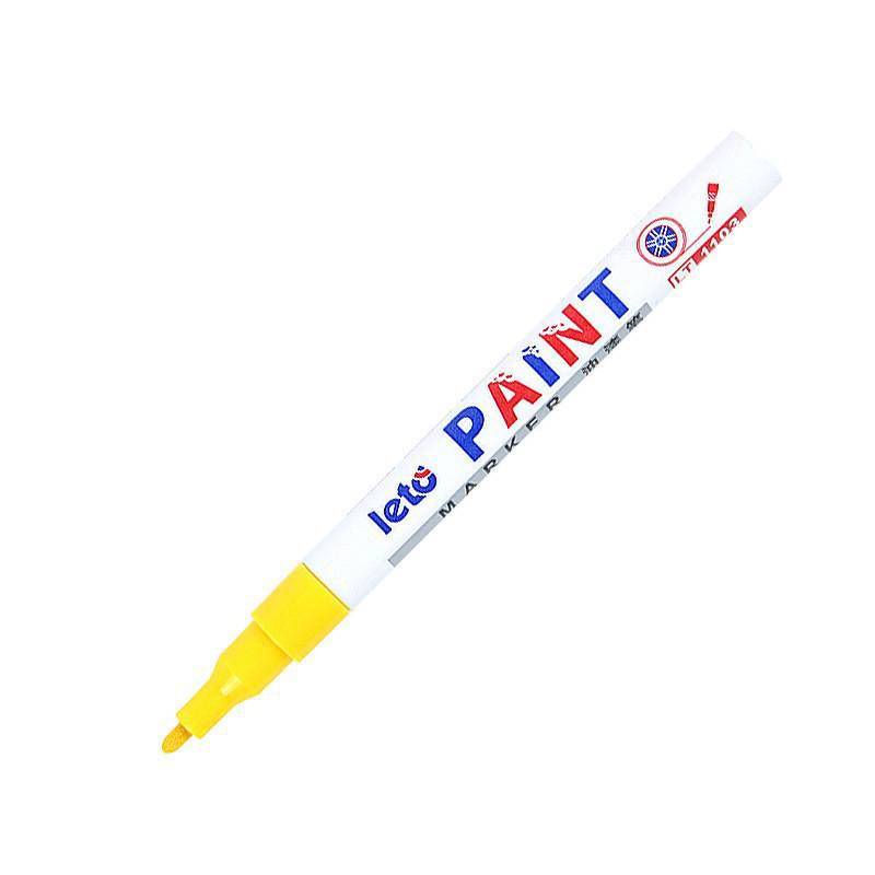 Non-Fading Oil-Based Waterproof Paint Pen for Graffiti, Tire, Glass & Rust-Proof Touch-Ups