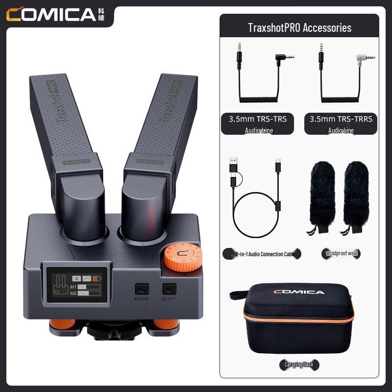 

COMICA Traxshot PRO DSLR On-Camera Directional Interview Microphone