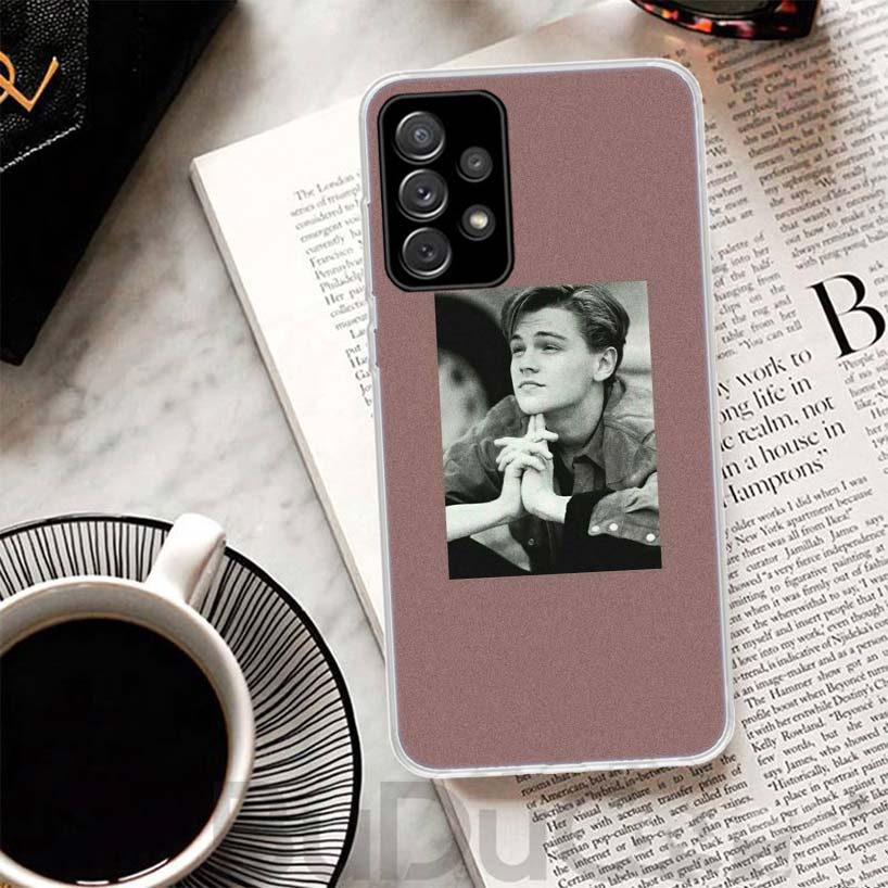 Leonardo Dicaprio Young Phone Case For Samsung Galaxy A15 A14 A54 A13 A53 A12 A52S A55 A22 A23 A24 A32 A33 A34 A25 A35 A03S A04S