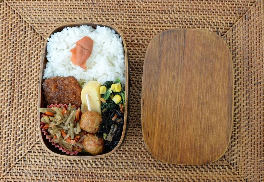 Wooden Lunch 19cm x x Lacquered Brown j-kitchens Humidity-Regulating Box, 12.5cm 6.8cm, 700ml,