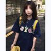 Women's Retro Korean Style 100% Cotton Short Sleeve T-shirt with Round Neck – Summer Design Base Layer