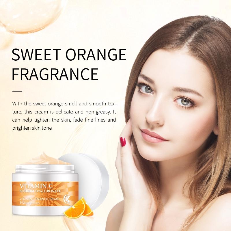 LAIKOU Vitamin C Whitening Cream Remove Freckle Blemish Brighten Moisturizing Face Cream 25g