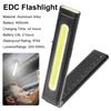 Mini LED Flashlight USB-C Rechargeable with Ruler, Work Tool  Multi-Source Magnetic Hidden Screwdriver Kit, Light O5G3