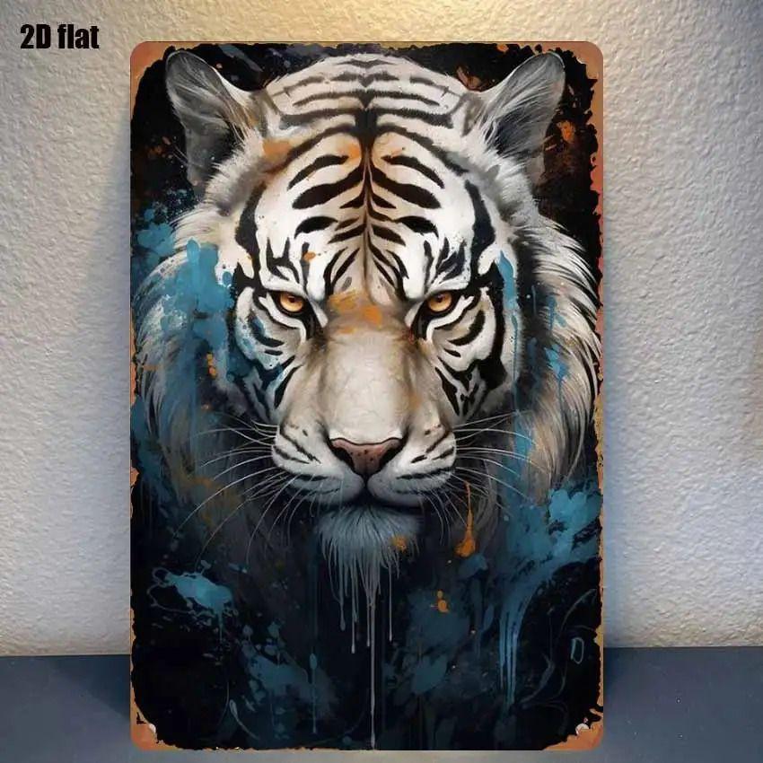 Retro Metal Sign Cute Pets Wall Decor Tin Plate Art for Living Room Bar Cafe