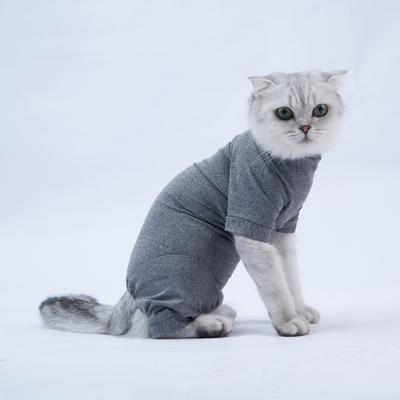 Cat Recovery Suit for Dogs Cats Four Feet Jumpsuit Anti-licking Kitten Surgery Suit Puppy Bodysuit Weaning Cloth