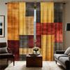 Piece Set High Definition Digital Printed Curtainmulticolored Patchwork Style Abstract Colorful Weave Pattern Rughome Decor Curtains Made Of Polyester