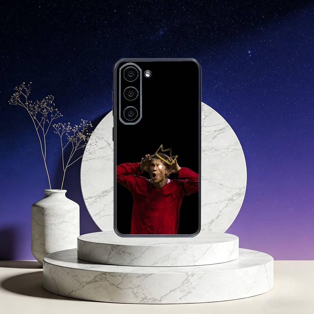 

F-Football C-CR7 R-Ronaldo 7 Phone Case For Samsung Galaxy A73,A72,A71,A70,A53,A52,A51,Others Soft Black Cover Samsung a32 5g