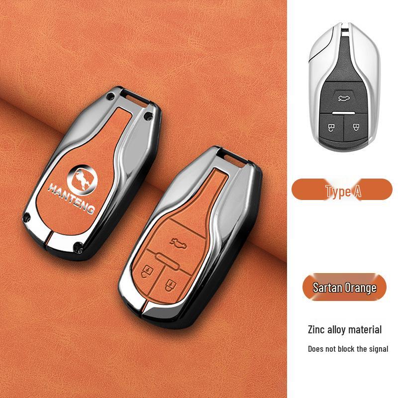 Hanteng X7S/X5 Car Key Case 2018: High-End Metal Key Cover & Remote Control Shell with Buckle