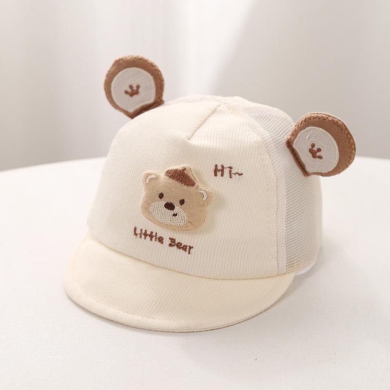 Summer Baby Boy Sun Hat Thin Breathable Adjustable Visor Cap for Infant Toddler Outdoor UV Protection Shade
