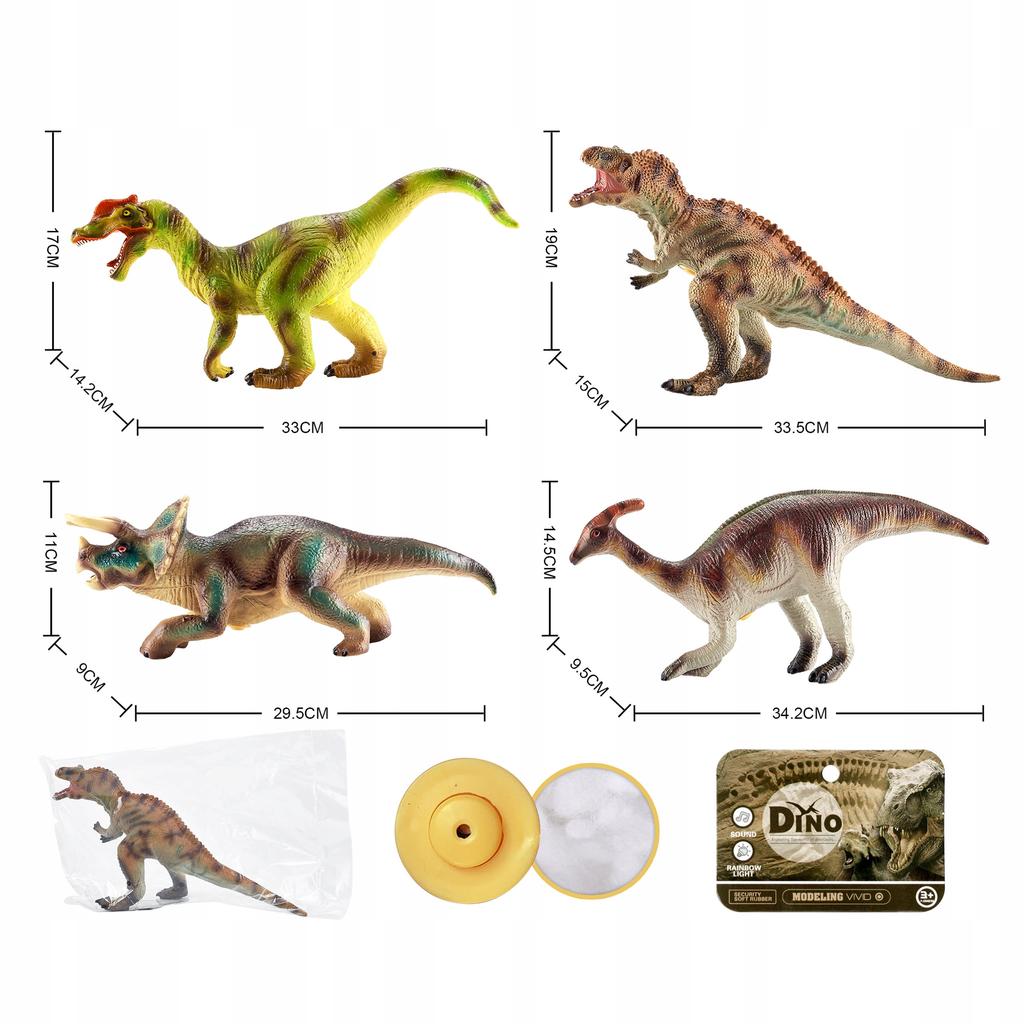 VINYLOWE DINOZAURY Z DŻWIEKIEM 6170