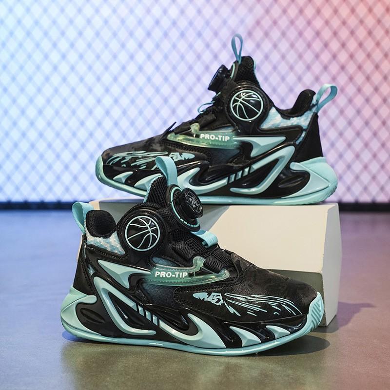 Youth style shoes Boys Outdoor Running Shoes Lightweight Breathable Anti-Slip Basketball Sneakers Kids School Sports