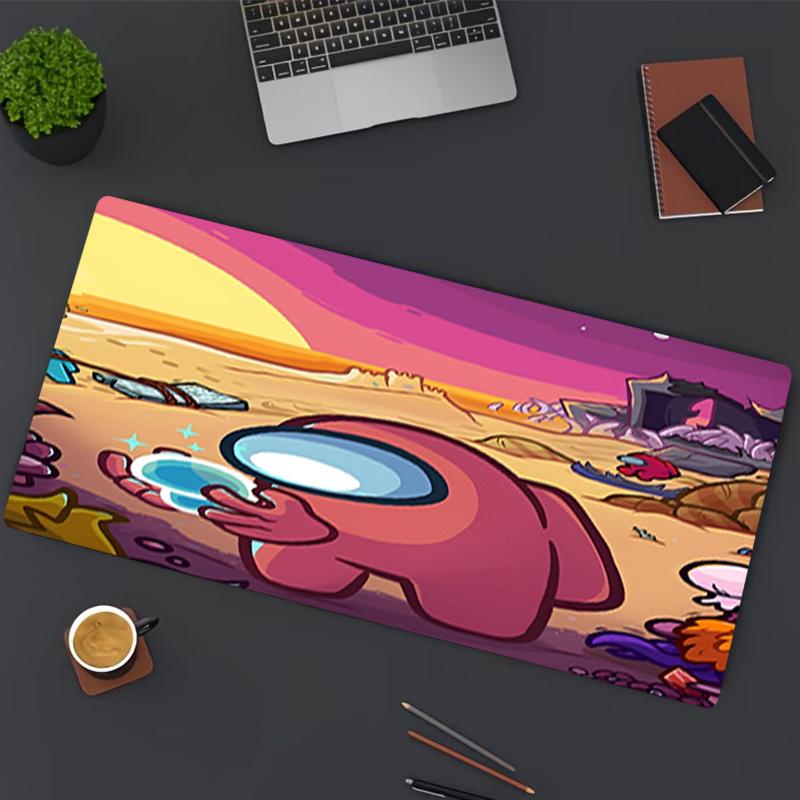 Among Us Print Mouse Pad, for Keyboard Pad Laptop PC Mat for Office Home Use, Desk Decor, Perfect Birthday Gift for Gamers