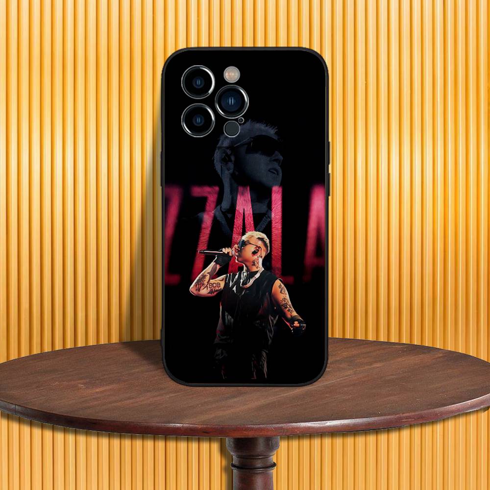 

L-Lazza Italian Rapper Phone Case For iPhone 17,16,15,14,13,12,11,Pro,Max,Plus,X,XS,SE4,E,Mini,Soft Black Case iPhone15