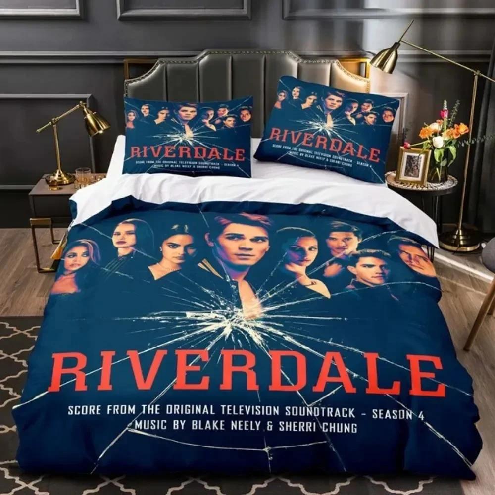 New 3D Print Movie Riverdale Comfortable Duvet Quilt Cover Pillowcase Bedding Set Children Bedroom Decoration Home Textile