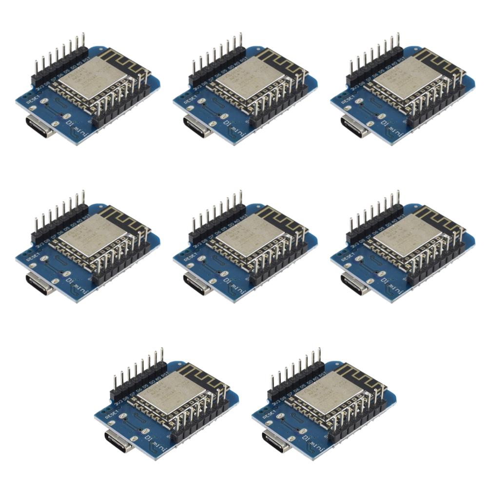 1-10 Stück WeMos D1 Mini TYP-C/Micro-USB ESP8266 ESP-12F CH340G V2 Modul WiFi D1 Mini Entwicklungsplatine 3,3V Mit Pin Für Arduino