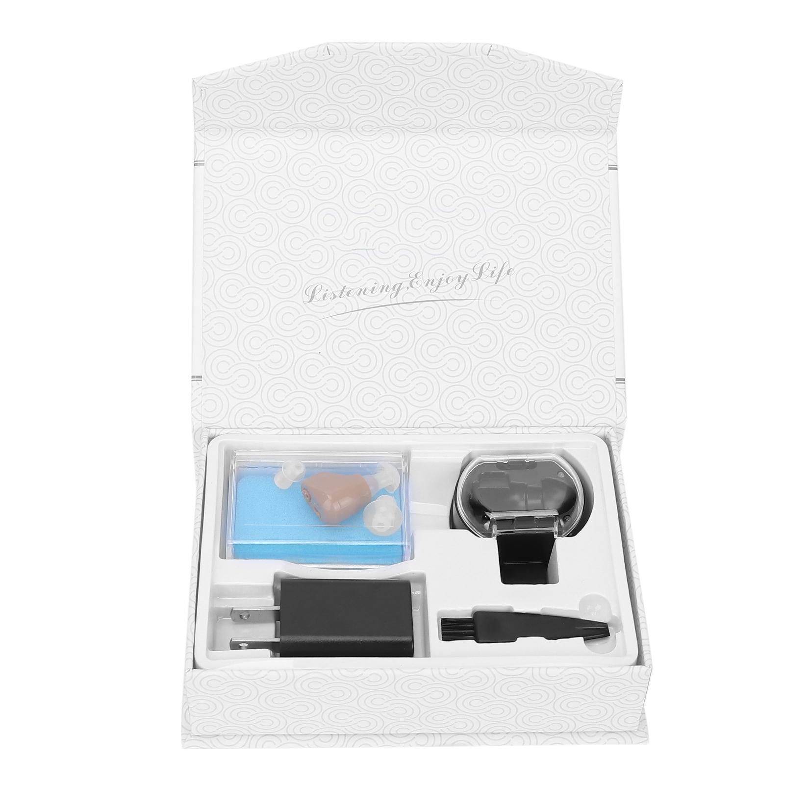 

Усилитель слуха для пожилых людей Мягкий силиконовый перезаряжаемый ушной усилитель звука для пожилых людей USPlug US Plug