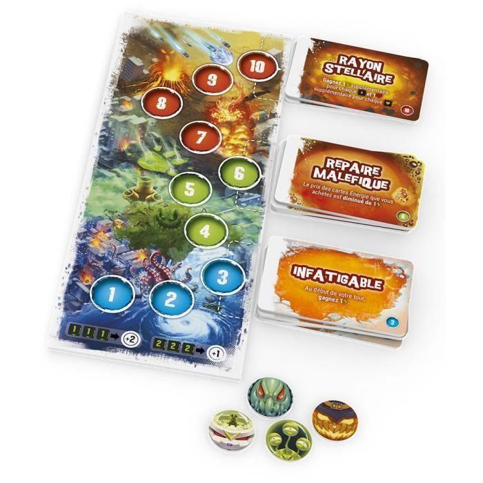 Lot King Of Tokyo Monster Box + Micro Extension Encore Plus Méchant + 1 Décapsuleur Blumie (Monster Box + Micro Extension)