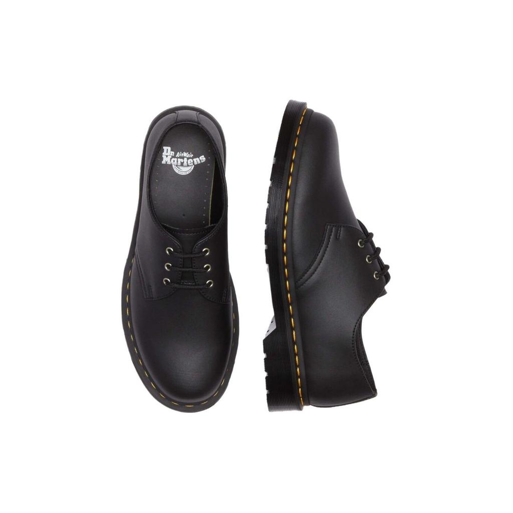 Dr. Martens Leather Minimalist Comfortable Versatile Fashion Low-Top Casual Shoes Unisex Casual Shoes Black 31807001