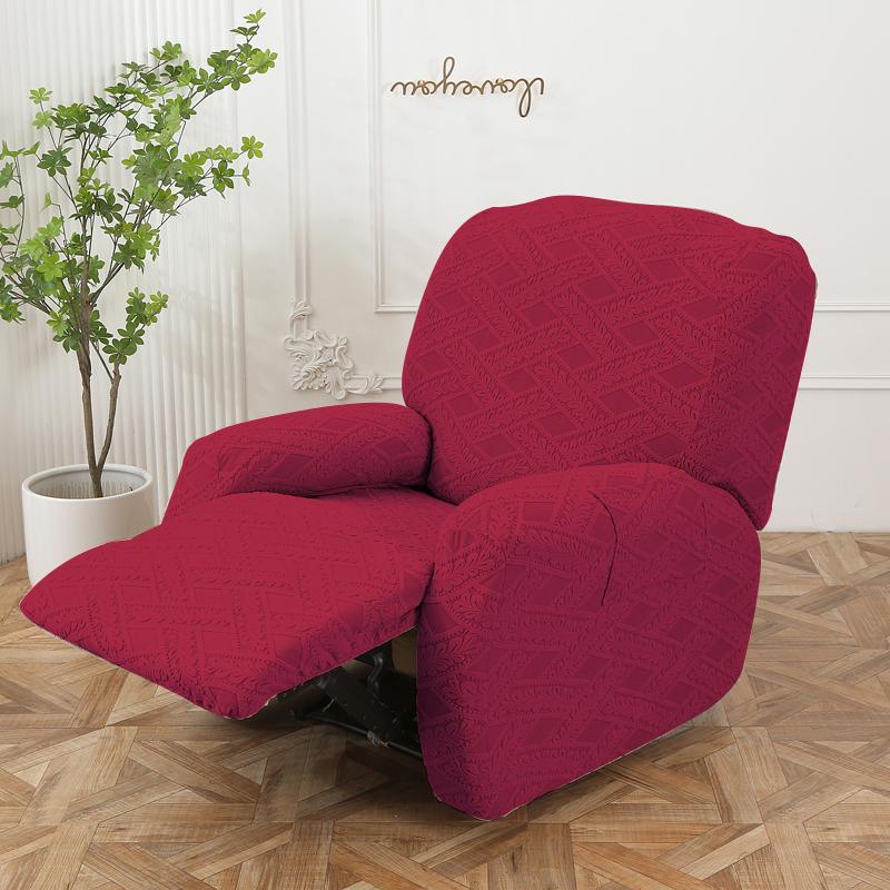 Jacquard-Liegesofabezug mit geteiltem Design für Wohnzimmer, Liegestuhlbezug, Einzelsesselbezüge, Stretch-Couch-Schonbezüge