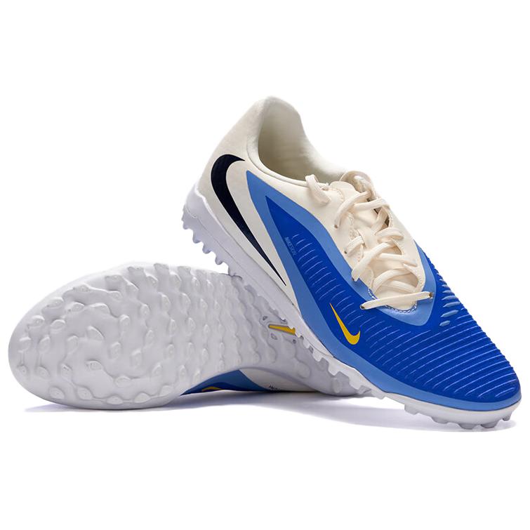 Nike Phantom 6 Abrasion Resistant Soccer Shoes Men's Blue Sneakers HQ2327-400