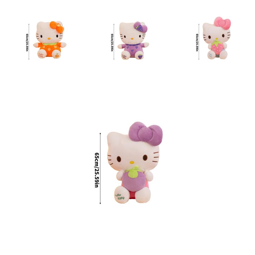 Adorable Hello Kitty Strawberry Cat Plush Toy For Kids And Adults