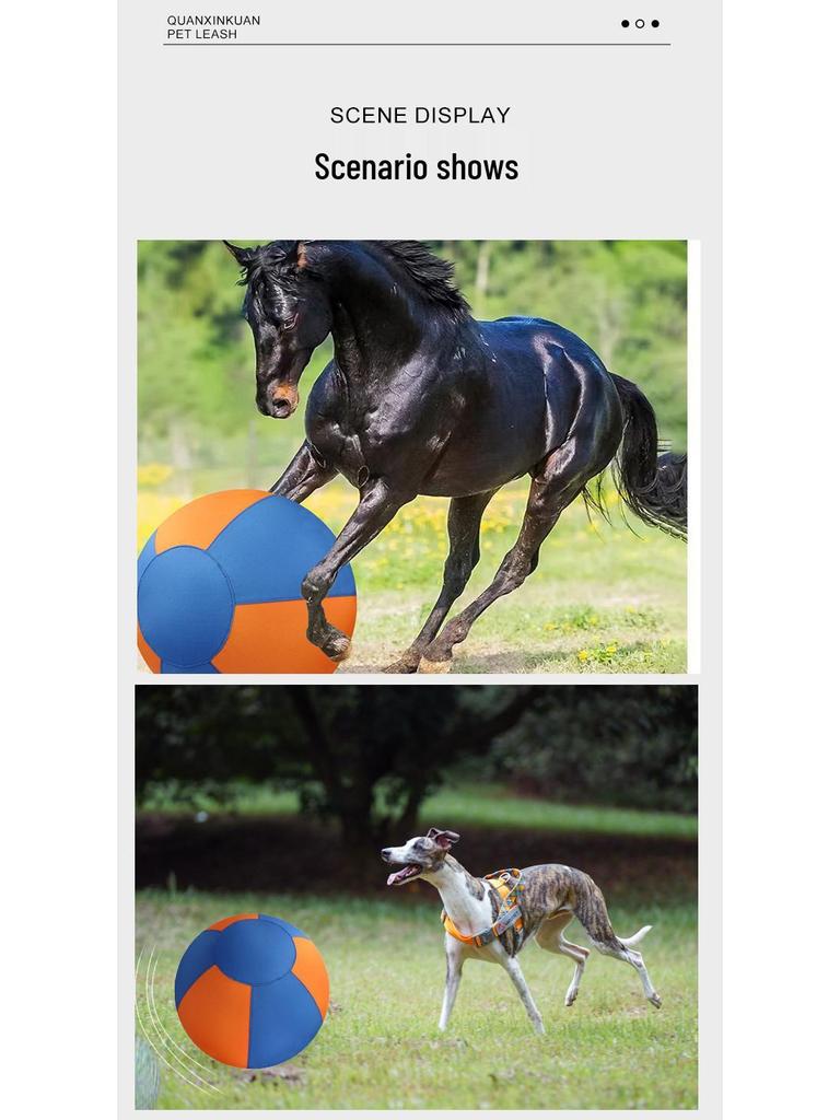 Mustang Ball: Durable, Bite-Resistant Teething Toy for Golden Retrievers