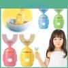 Adorable Silicone U-shaped Toothbrush For Toddlers Safe And Comfortable