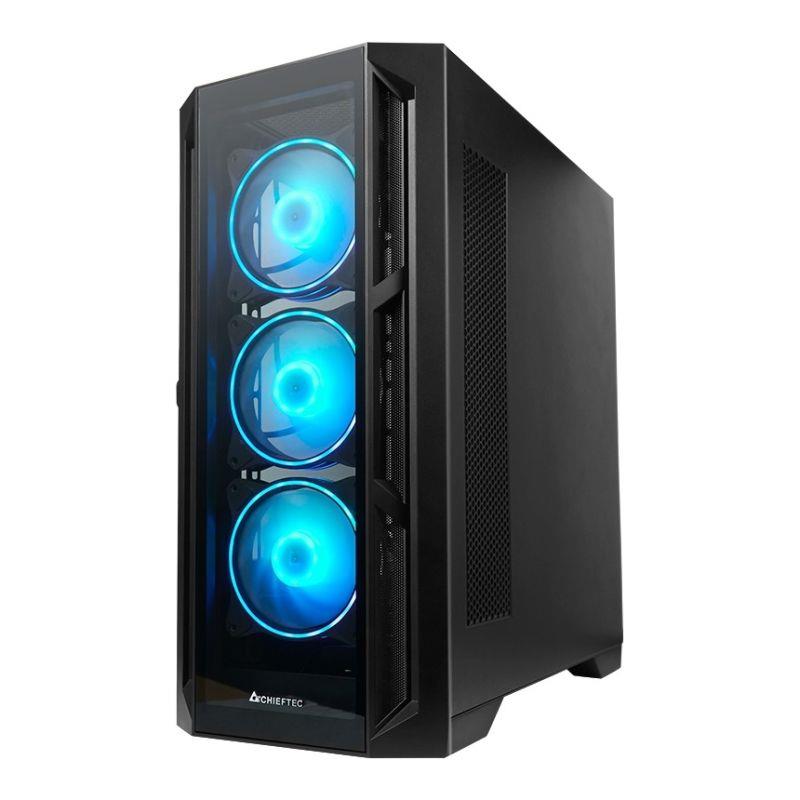 Chieftec APEX GA-01B-TG-OP E-ATX Case with Window Without Power Supply Black