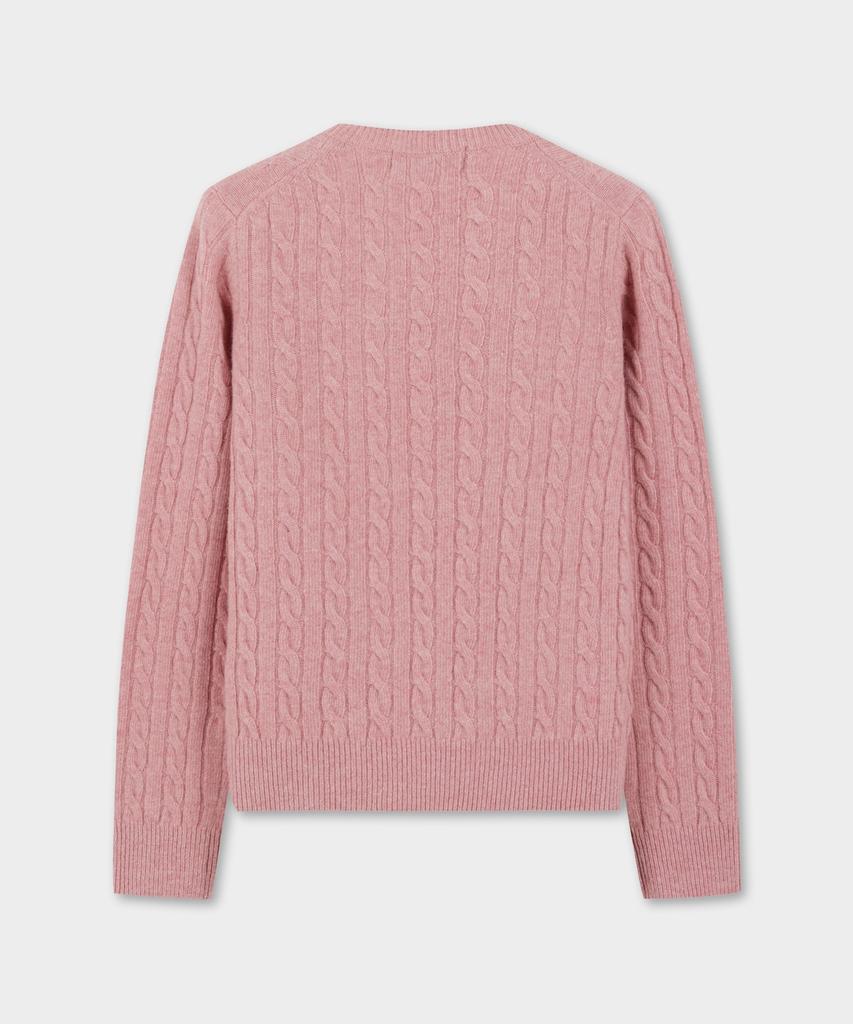 BROOKS BROTHERS [Women'S] Wool Cable Sweater (Pink) (Bbwrwbf401)