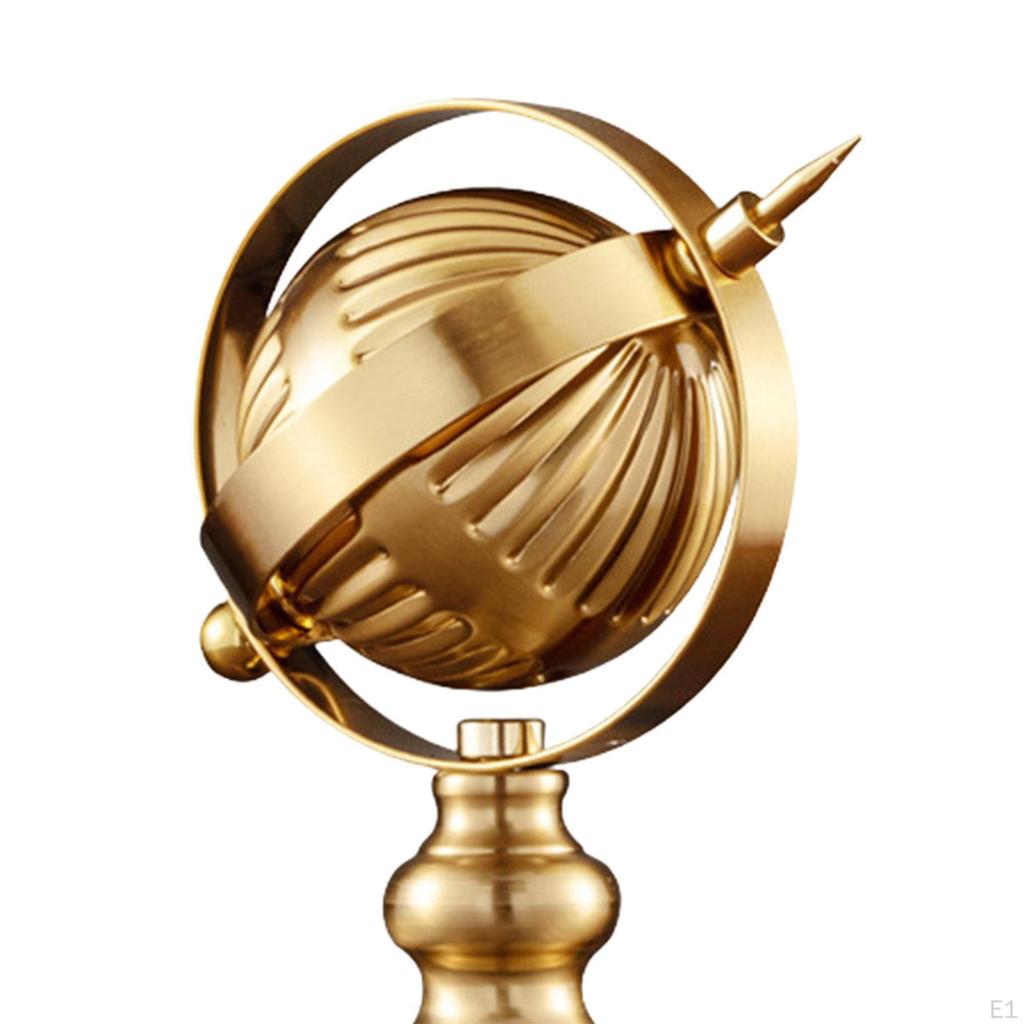 Globe Ornament Decorative Sculpture. Collectible Figurine. Modern Statue for Tabletop Shelf