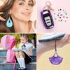 Various Shaped Earring Silicone Mold Set with Ear Hook Jump Rings Earplugs Suitable for Diy Craft Pendant Jewelry Making