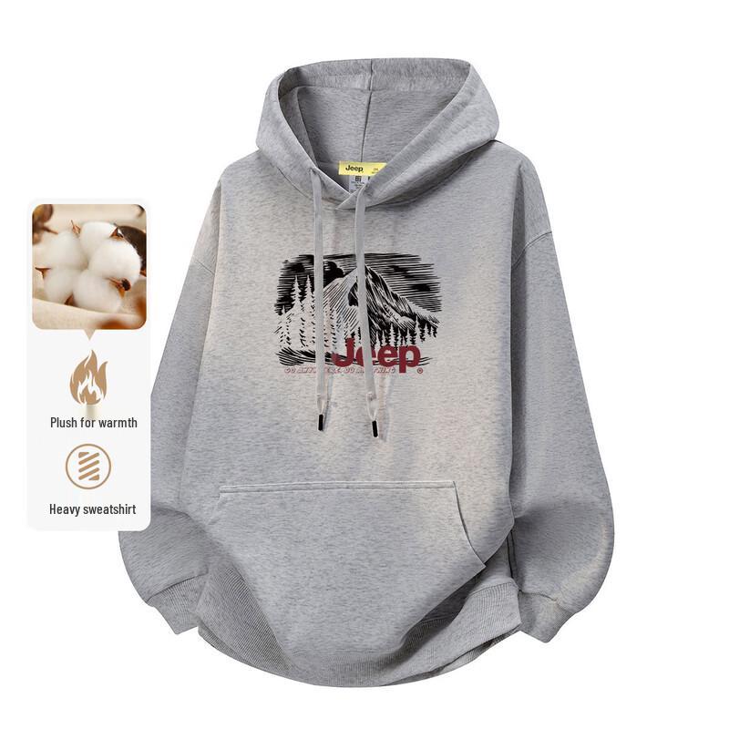 

JEEP Men s Casual Hooded Sweatshirt 4XL