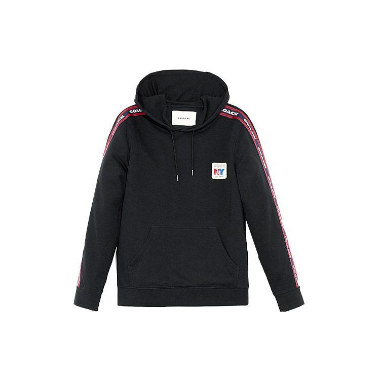 Coach Худи мужское с логотипом и узором из ленты серии Forever черное C7622-BLK L 16280₽