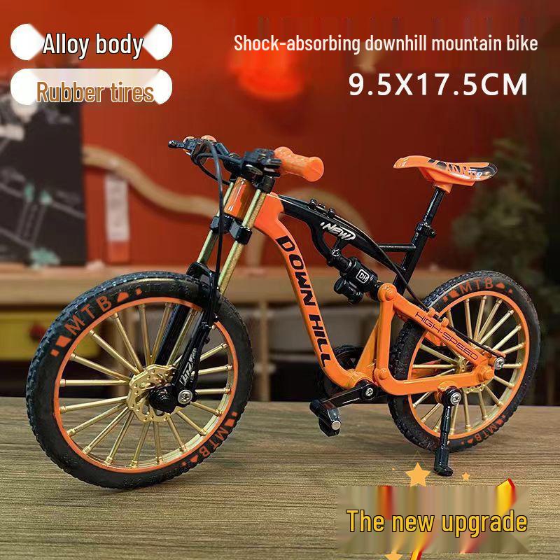 Alloy Off-Road Downhill Bicycle Toy Model – Mountain Bike Ornament & Creative Gift.