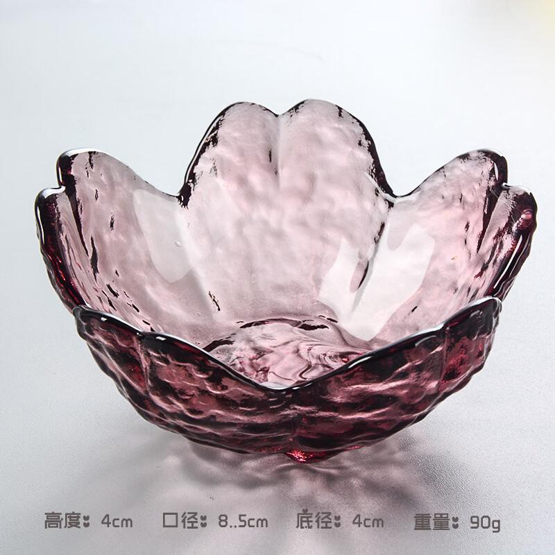 ZISIZ Hammered Pattern Colored Glass Small Dish